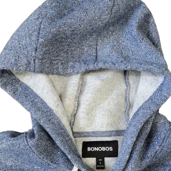 Bonobos Pullover Hoodie Heather Drawstring Pocket - Picture 5 of 5